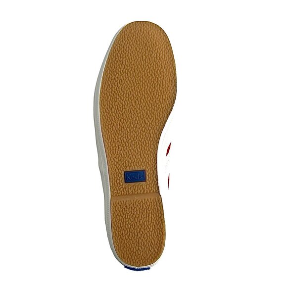 Keds for Kate Spade New York CHAMPION Women's Leather Low Top Sneakers White/Red - Picture 10 of 10